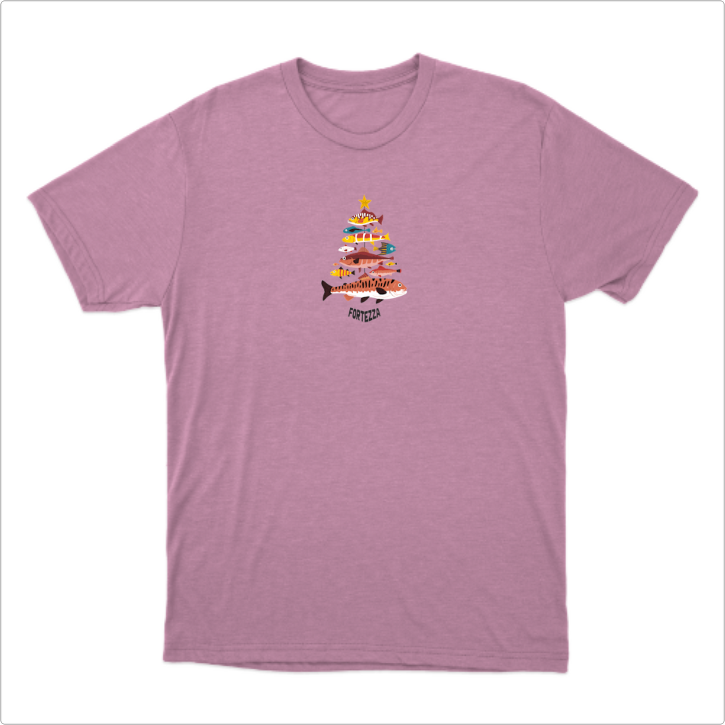 Camiseta básica - Natal peixes