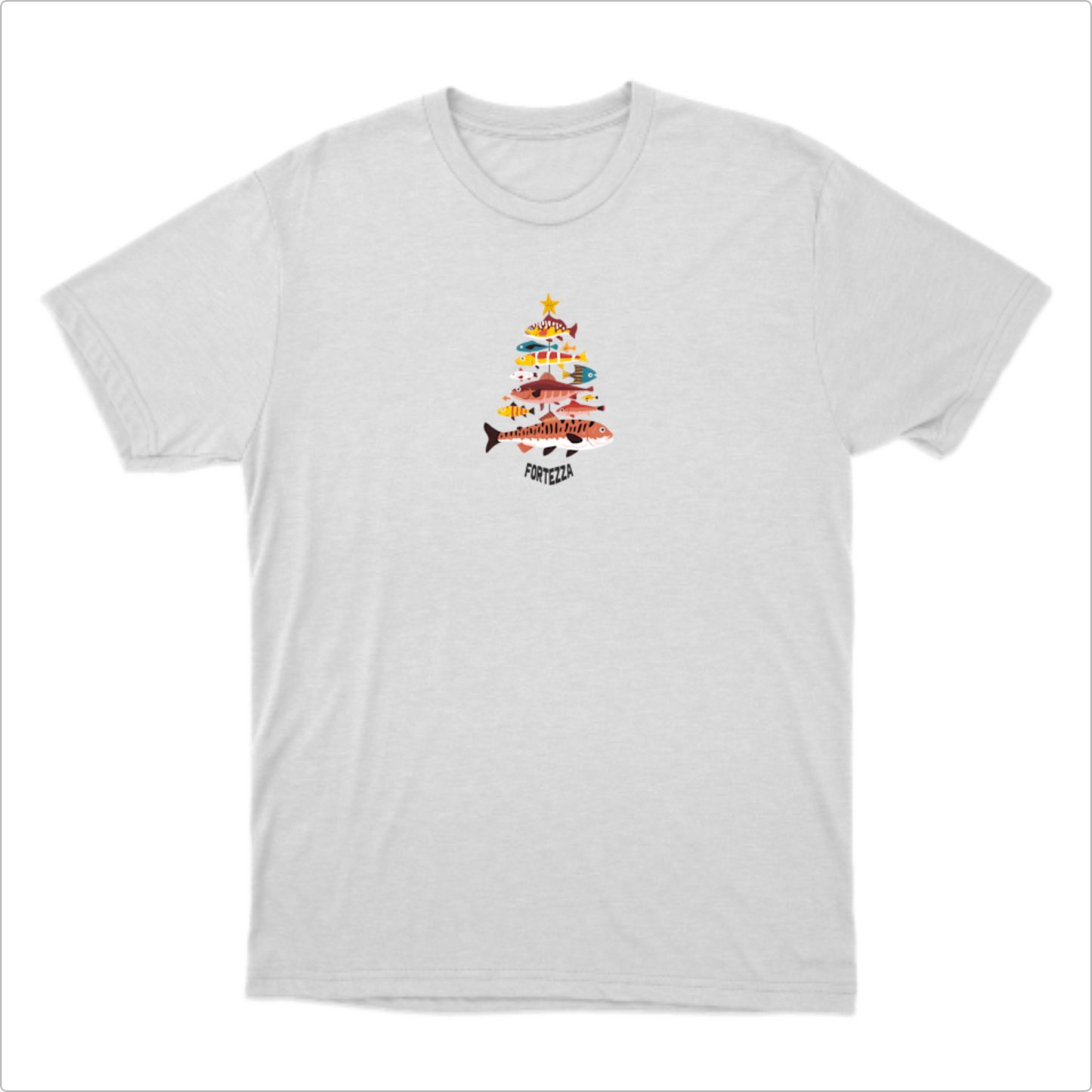 Camiseta básica - Natal peixes