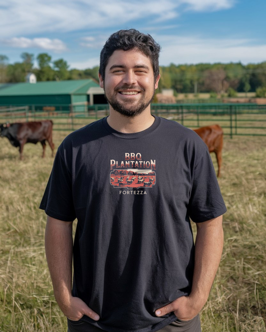 Camiseta básica - Plantação de churrasco