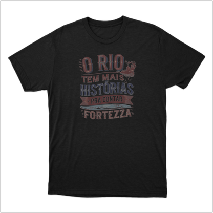 Camiseta básica - O rio tem mais histórias pra contar